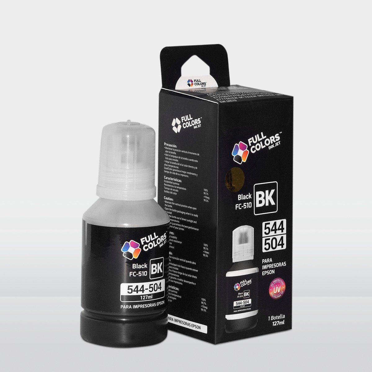 TINTA FULLCOLORS FC-510 NEGRO EPSON en HILAX.PE — Camaná, Arequipa