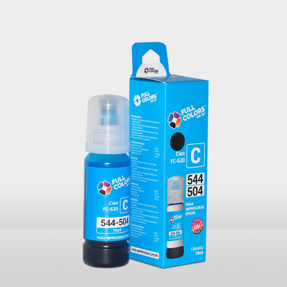 TINTA FULLCOLORS FC-520 CYAN EPSON