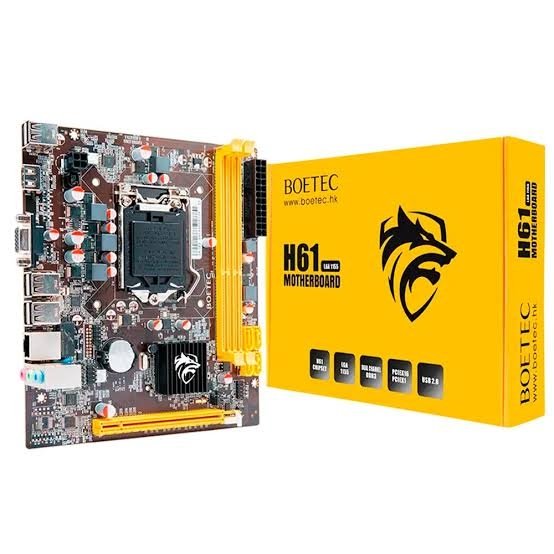 PLACA MADRE BOETEC H61 LGA 1155 MOTHERBIARD