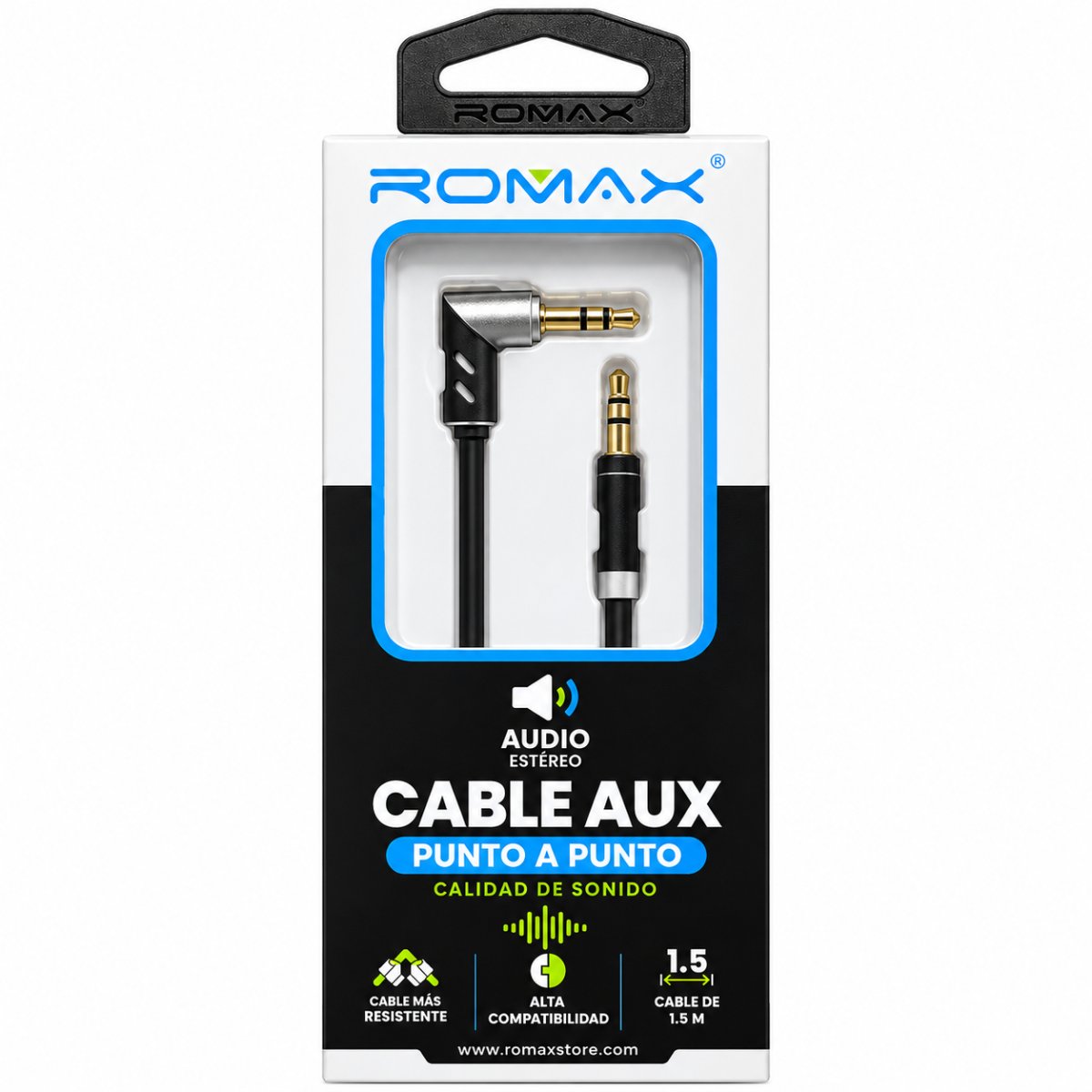 CABLE AUXILIAR ROMAX TSC0047 PLUG 3.5m L