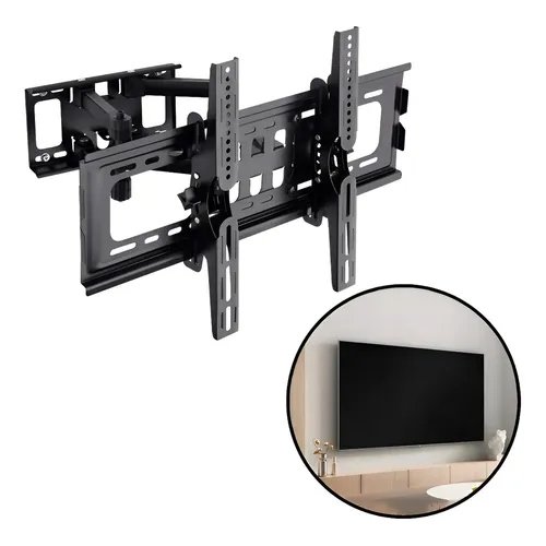 RACK DE TV DOBLE BRAZO MOVIBLE DE 32 A 85 PULGADAS
