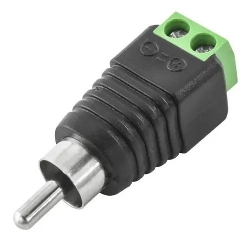 CONECTOR RCA PARA MICROFONO Y DVR CCTV