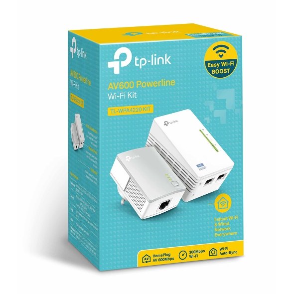 EXTENSOR POWERLINE WIFI AV600 TL-WPA4220, 300 MBPS