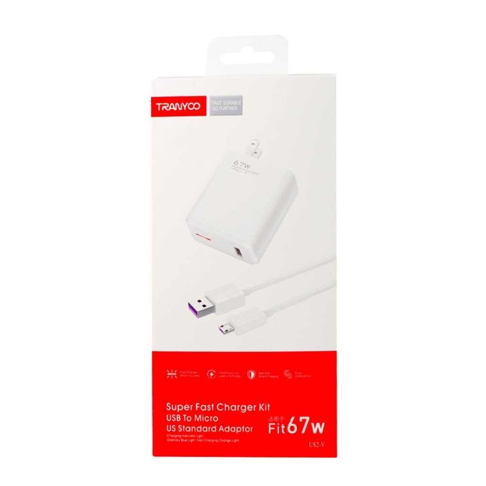 CARGADOR TRANYOO TIPO C US2-C 67W en HILAX.PE — Camaná, Arequipa