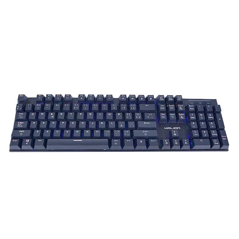 TECLADO GAMER MECANICO HALION ENIGMA HA-KG912 RGB