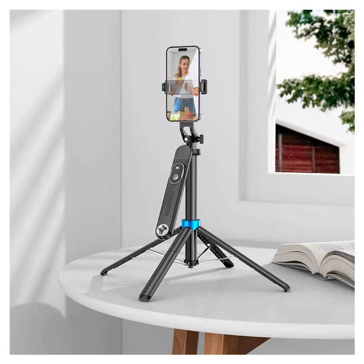 TRIPODE ALUMINIO P515 1.8M SELFIE STICK CONTROL BLUETOOTH