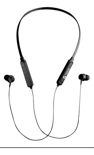 AUDIFONOS DEPORTIVOS INALAMBRICOS TEROS TE-8090, BLUETOOTH, RECARGABLE, NEGRO.