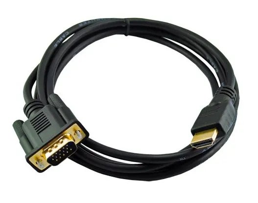 CABLE HDMI A VGA NEGRO PVC 1.5M BOLSA