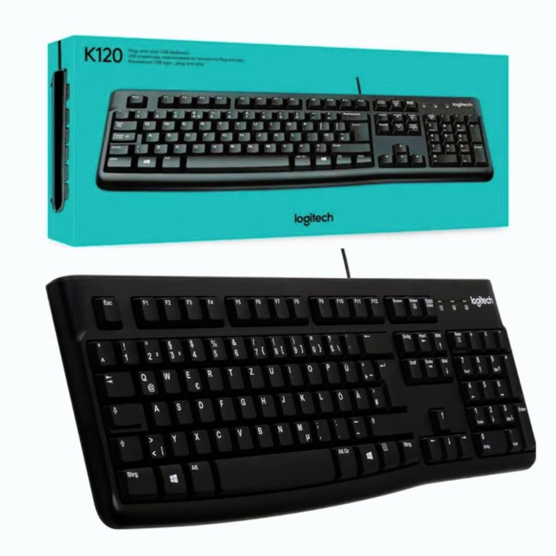 TECLADO LOGITECH USB K120 SP BLACK