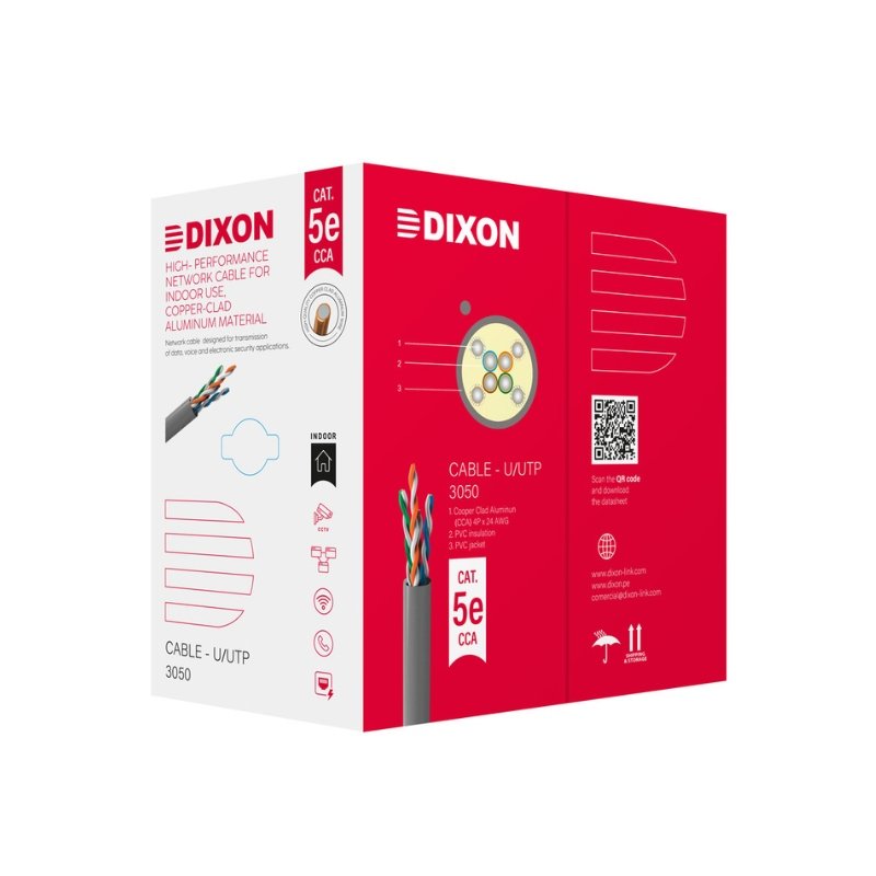 CABLE DE RED UTP CAT 5 DIXON 3050