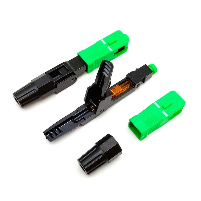 CONECTOR RAPIDO FIBRA OPTICA SC-APC