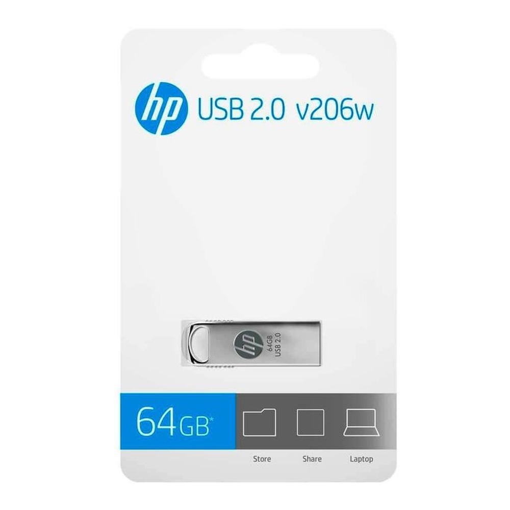 MEMORIA USB HP V206W 64GB HPFD206W-64P